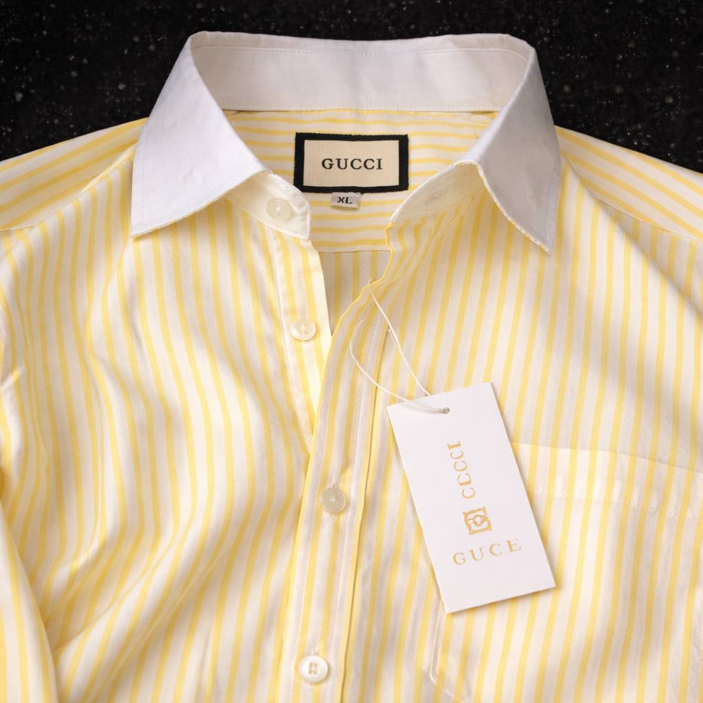Signature Gold Stripe Shirt - Image 4