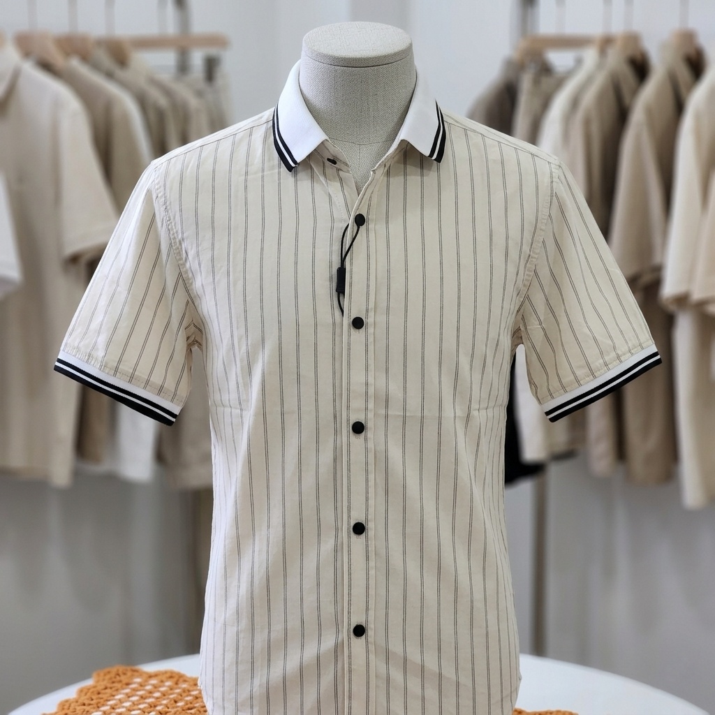 New trend mans turkis chino shirt - Image 8