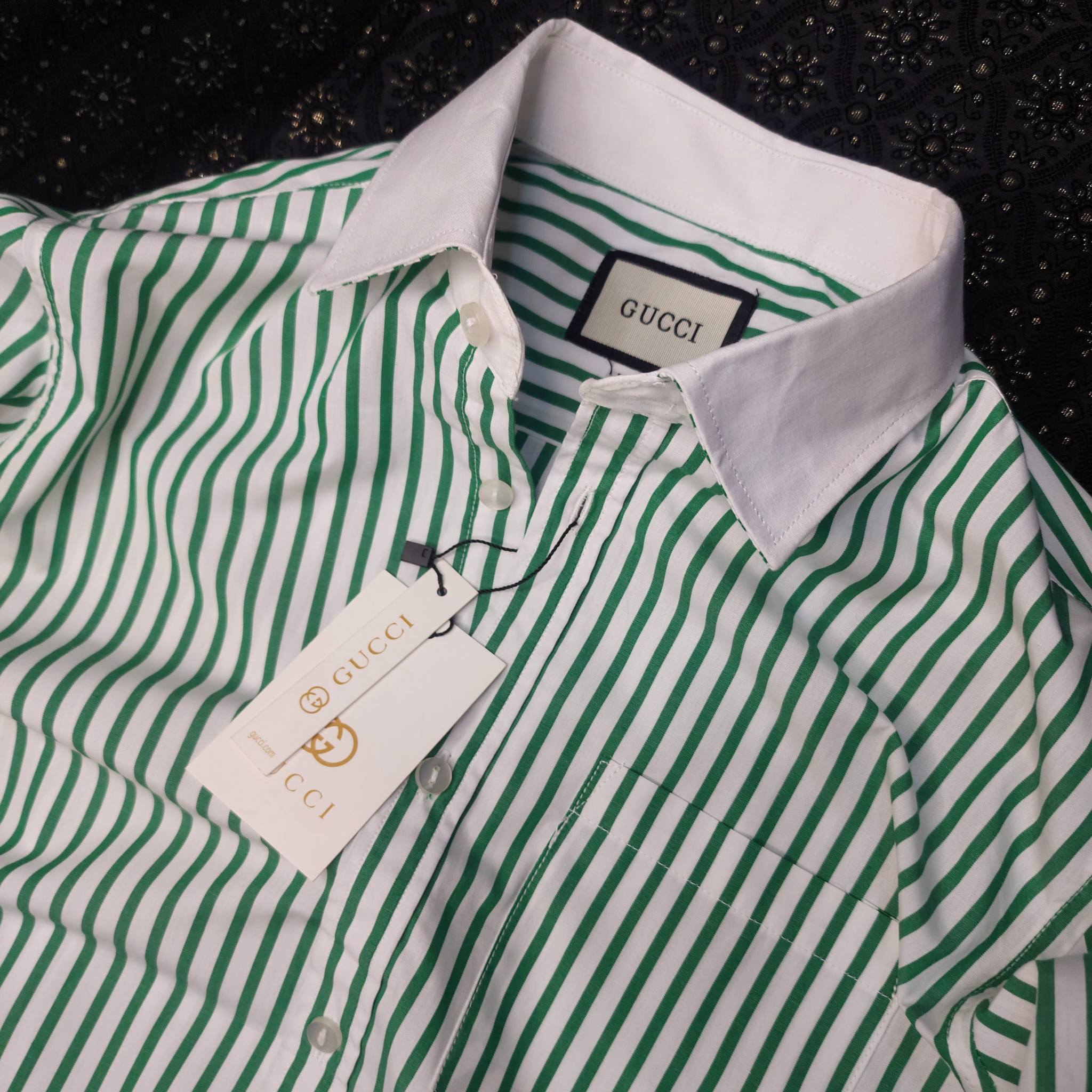 Signature GREEN Stripe Shirt - Image 5